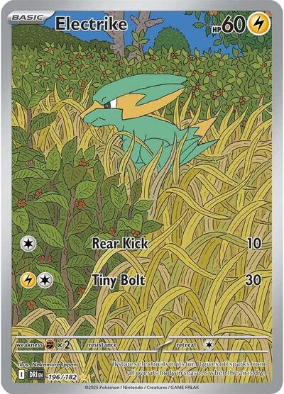 Electrike - 196 (SV10: Destined Rivals) Near Mint Holofoil