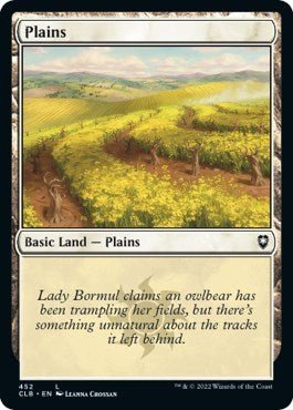 Plains (452) (Commander Legends: Battle for Baldur's Gate) Near Mint Foil - Nick Nack's Full Frontal Attack
