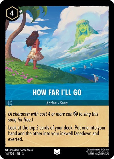 How Far I'll Go (Into the Inklands) Near Mint - Nick Nack's Full Frontal Attack