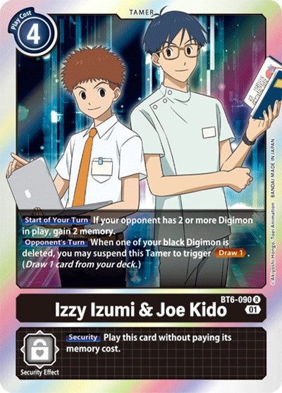 Izzy Izumi & Joe Kido (Double Diamond) Near Mint Foil