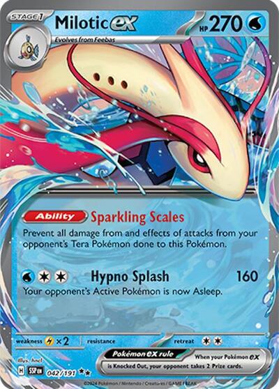Milotic ex - 042 (SV08: Surging Sparks) Near Mint Holofoil
