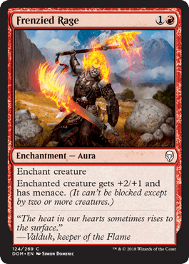 Frenzied Rage (Dominaria) Near Mint - Nick Nack's Full Frontal Attack