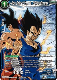Son Goku &amp; Vegeta, Saiyan Synergy (Ganador estampado) (P-276) [Tarjetas de promoción del torneo] 