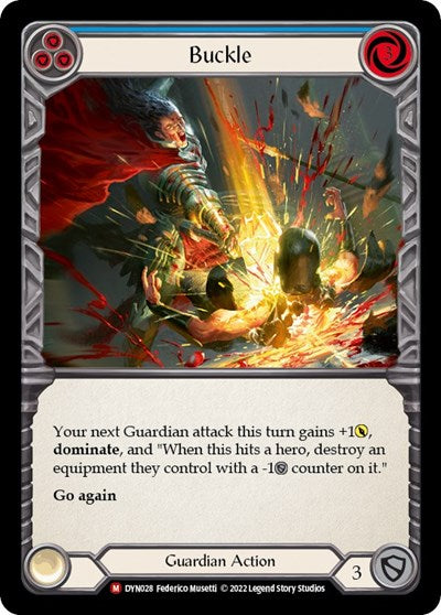 Buckle (Dynasty) Near Mint Rainbow Foil 1st Edition