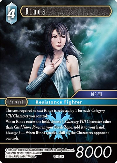Rinoa (Opus XIII: Crystal Radiance) Damaged / Poor Foil