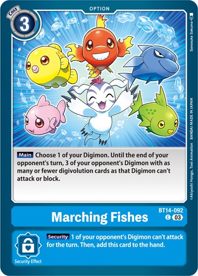 Marching Fishes (Blast Ace) Near Mint