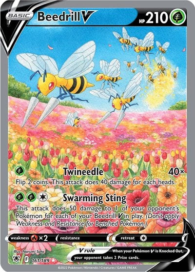 Beedrill V (Alternate Full Art) (SWSH10: Astral Radiance) Near Mint Holofoil