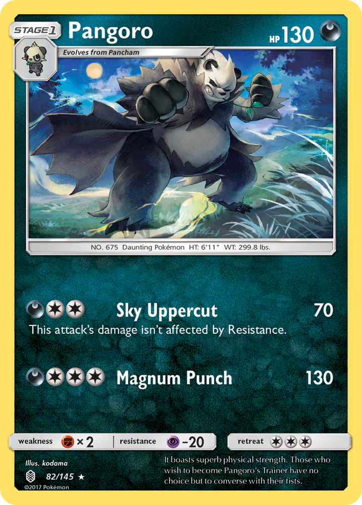 Pangoro (82/145) [Soleil et Lune : Gardiens Rising] 