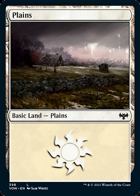 Plains (398) (Innistrad: Crimson Vow) Near Mint