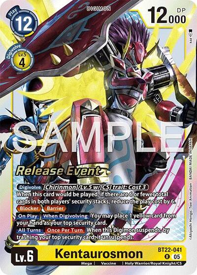 Kentaurosmon (Cyber Eden Release Event Cards) Near Mint