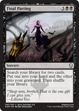 Final Parting (Dominaria) Near Mint - Nick Nack's Full Frontal Attack