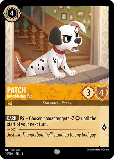 Patch - Intimidating Pup (Into the Inklands) Near Mint - Nick Nack's Full Frontal Attack
