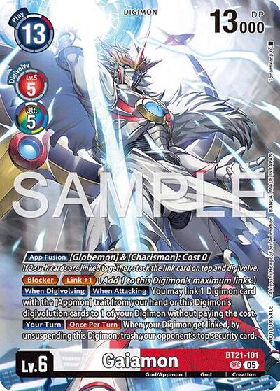 Gaiamon (2026 Dash Pack Campaign) (Alternate Art Japanese) (World Convergence) Near Mint Foil