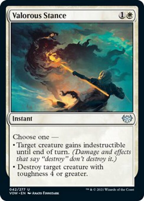 Valorous Stance (Innistrad: Crimson Vow) Near Mint - Nick Nack's Full Frontal Attack