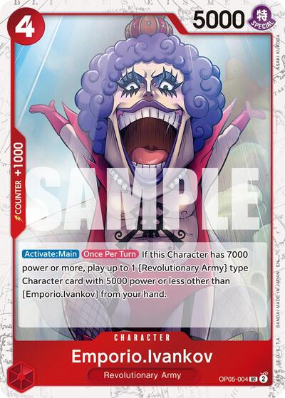 Emporio.Ivankov (Pirate Foil) (Premium Booster - The Best - Vol. 2) Near Mint Foil - Nick Nack's Full Frontal Attack