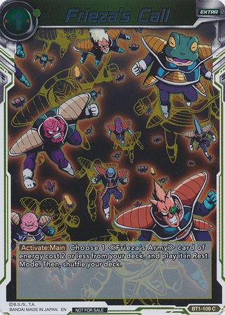 L'appel de Freezer (Event Pack 3 - 2019) (BT1-109_PR) [Cartes promotionnelles] 