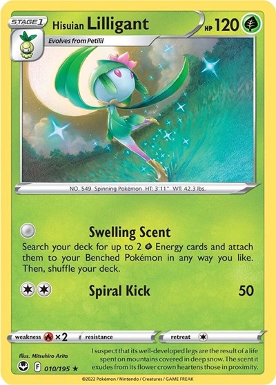 Hisuian Lilligant (SWSH12: Silver Tempest) Near Mint