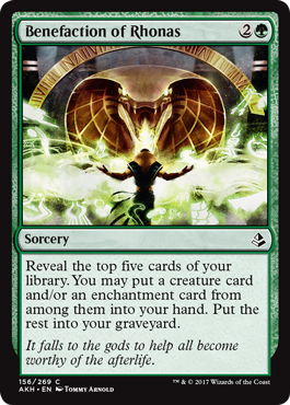 Benefaction of Rhonas (Amonkhet) Near Mint