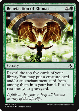 Benefaction of Rhonas (Amonkhet) Near Mint - Nick Nack's Full Frontal Attack