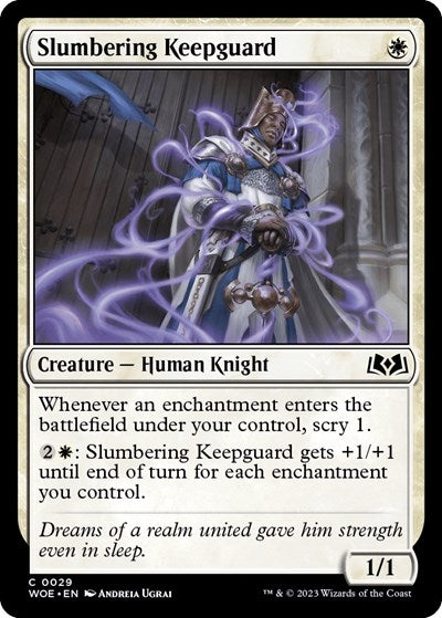 Slumbering Keepguard (Wilds of Eldraine) Near Mint
