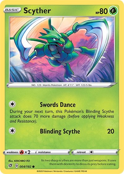Scyther (SWSH02: Rebel Clash) Near Mint
