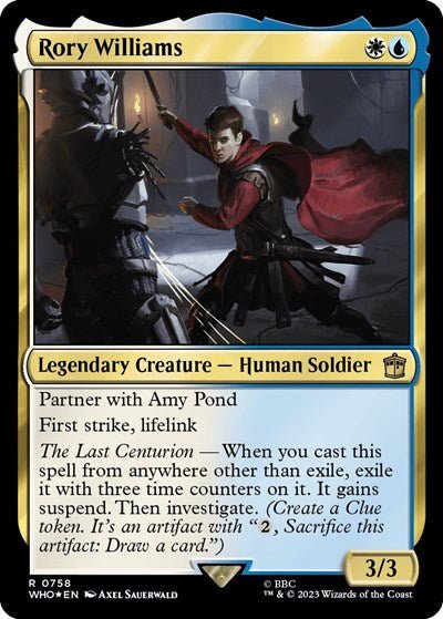 Rory Williams (Surge Foil) (Universes Beyond: Doctor Who) Near Mint Foil - Nick Nack's Full Frontal Attack