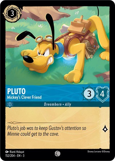 Pluto - Mickey's Clever Friend (Into the Inklands) Near Mint - Nick Nack's Full Frontal Attack