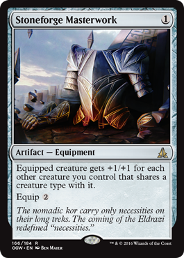 Stoneforge Masterwork (Oath of the Gatewatch) Heavy Play