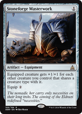Stoneforge Masterwork (Oath of the Gatewatch) Heavy Play - Nick Nack's Full Frontal Attack