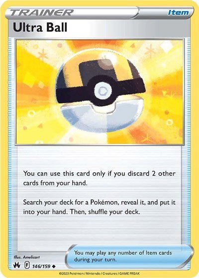 Ultra Ball (Crown Zenith) Near Mint Reverse Holofoil - Nick Nack's Full Frontal Attack