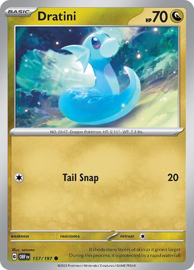 Dratini (Scarlet and  Violet: Obsidian Flames) Near Mint