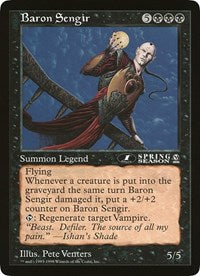 Baron Sengir (de gran tamaño) [Cartas de gran tamaño] 