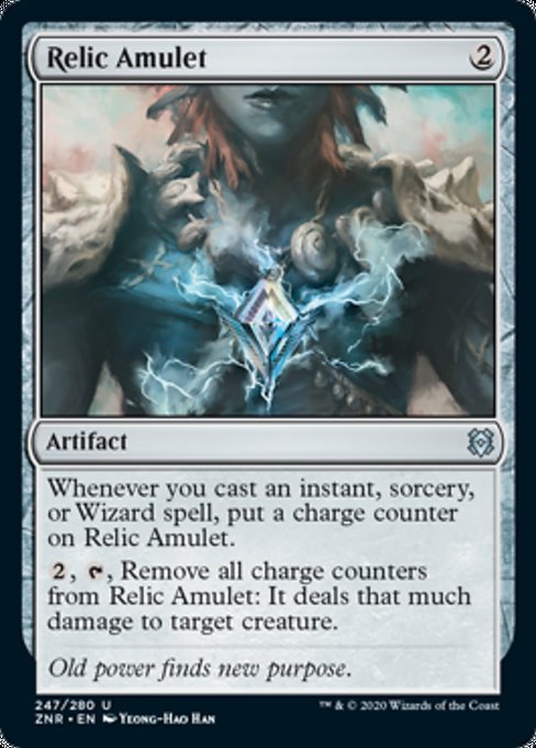 Relic Amulet (Zendikar Rising) Near Mint - Nick Nack's Full Frontal Attack