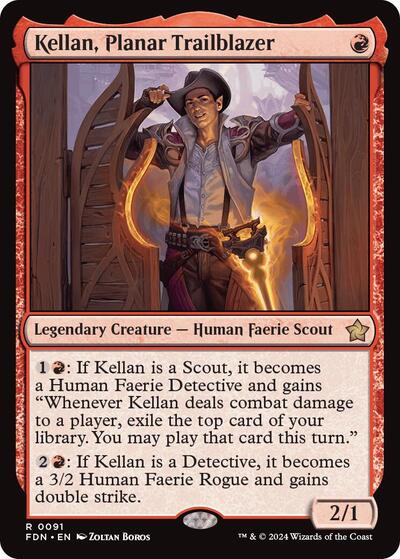 Kellan, Planar Trailblazer (Foundations) Near Mint