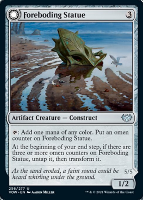 Foreboding Statue / Forsaken Thresher (Innistrad: Crimson Vow) Near Mint - Nick Nack's Full Frontal Attack