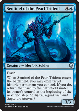 Sentinel of the Pearl Trident (Dominaria) Near Mint - Nick Nack's Full Frontal Attack
