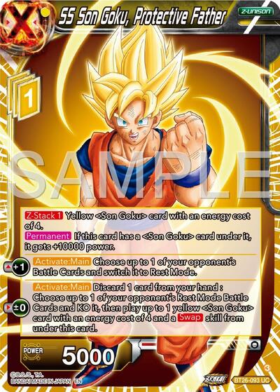 SS Son Goku, Protective Father (Ultimate Advent) Near Mint