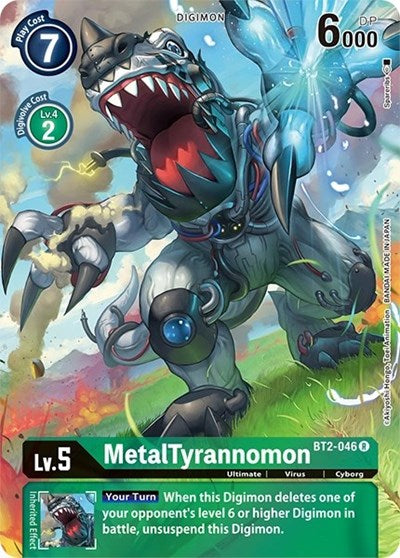 MetalTyrannomon (Alternate Art) (Dimensional Phase) Near Mint Foil