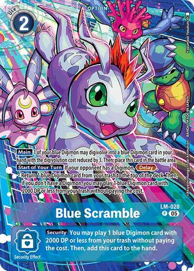 Blue Scramble (Alternate Art) (Starter Deck 20: Protector of Light) Near Mint Foil