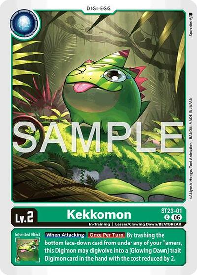 Kekkomon (Starter Deck 23: Beatbreak) Near Mint