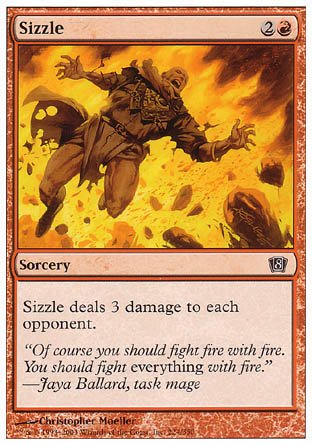 Sizzle (8th Edition) Near Mint - Nick Nack's Full Frontal Attack