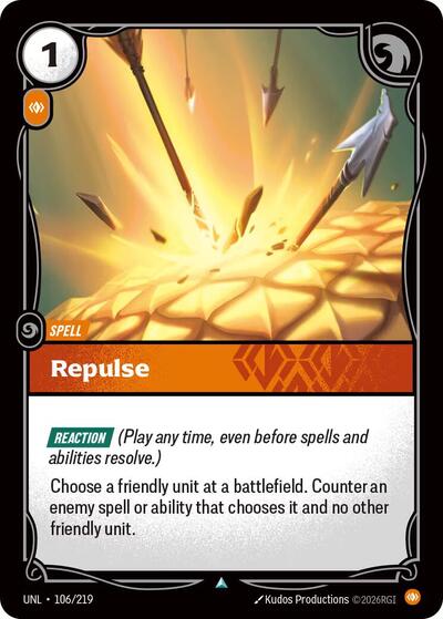 Repulse (Unleashed) Near Mint