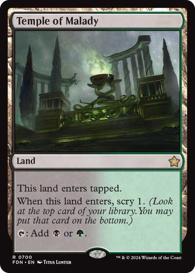 Temple of Malady (Foundations) Near Mint