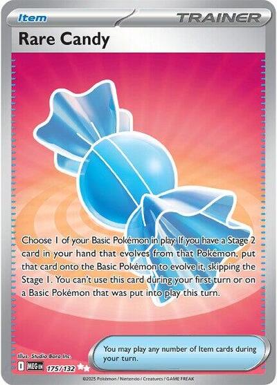 Rare Candy - 175 (ME01: Mega Evolution) Near Mint Holofoil