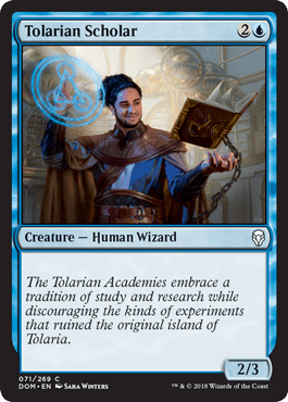Tolarian Scholar (Dominaria) Near Mint - Nick Nack's Full Frontal Attack