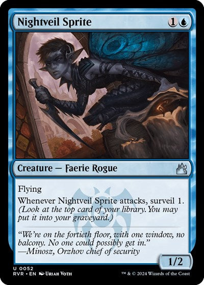 Nightveil Sprite (Ravnica Remastered) Near Mint