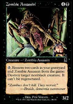 Zombie Assassin (Odyssey) Light Play Foil - Nick Nack's Full Frontal Attack