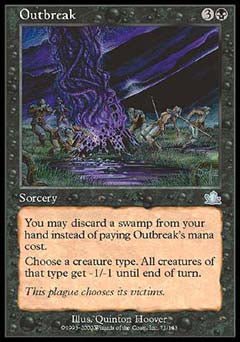 Outbreak (Prophecy) Medium Play Foil - Nick Nack's Full Frontal Attack