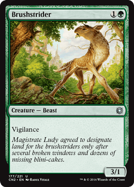 Brushstrider (Conspiracy: Take the Crown) Near Mint - Nick Nack's Full Frontal Attack