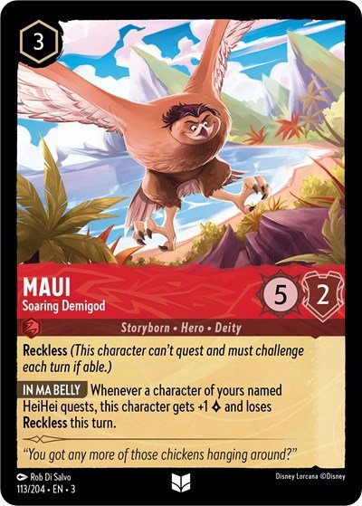 Maui - Soaring Demigod (Into the Inklands) Near Mint - Nick Nack's Full Frontal Attack